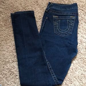 True Religion Skinny Blue Jeans